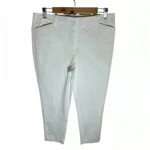 BRAND NEW “Worthington” White Slim Ankle Pants, Sz 8 .